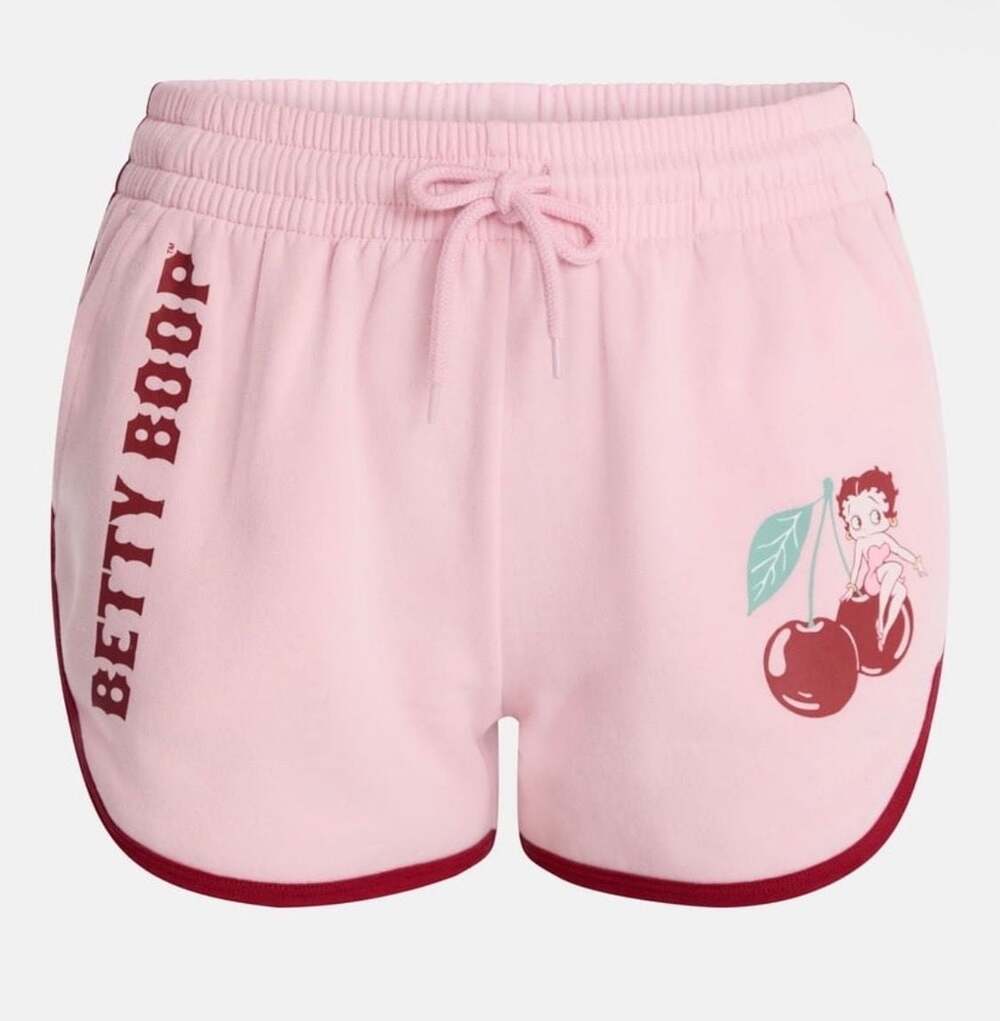 Betty Boop Women's Graphic Fleece Dolphin Shorts - Picture 5 of 5
